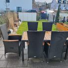 Terrasse mit Garten