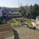 Block auf Garten
